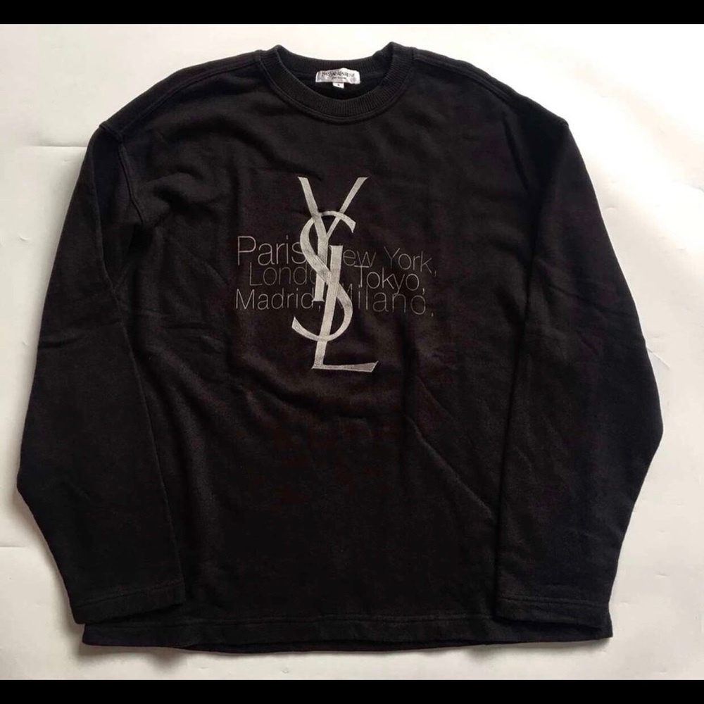 Unisex Vintage Yves Saint Laurent Sweatshirt